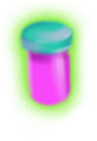 Dreamy Airbrushed Gradient Canister